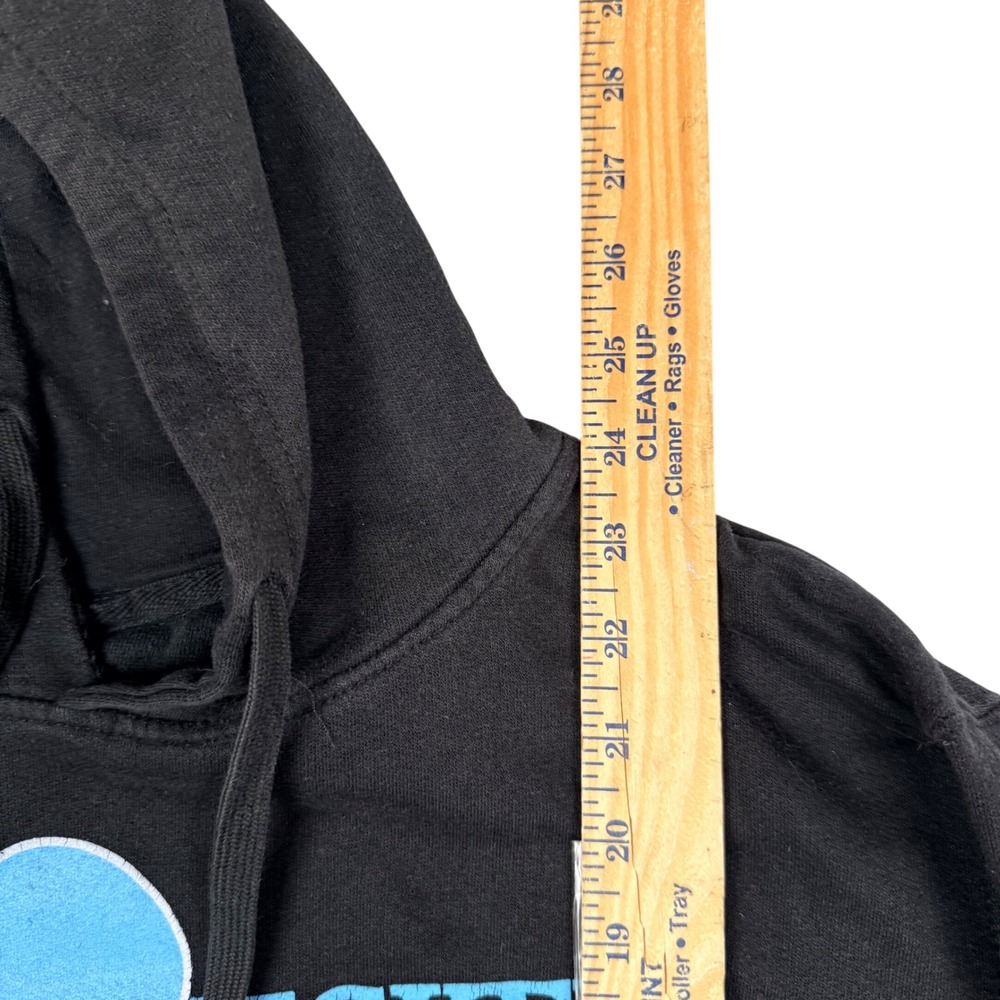 Neff x Disney Mickey Mouse Hoodie Mens Small Black Graphic Sweatshirt Palm Trees - Picture 5 of 7